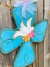 Load image into Gallery viewer, Cross door hanger, dove door hanger, Easter door hanger, Holiday door hanger, Christian door hanger