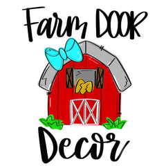 Farm Door Decor