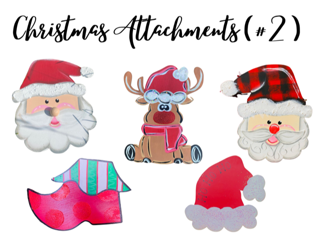 Attachments for door hanger, attachments, porch sign attachments