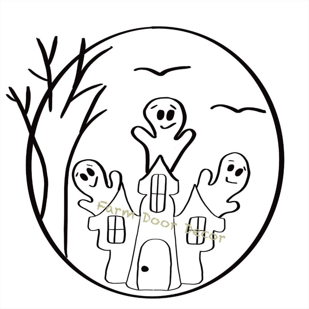 Template-Ghost house