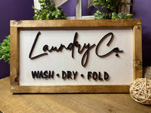 Load image into Gallery viewer, Farmhouse decor, farmhouse sign, family sign, beautiful chaos sign, Mother’s Day gift, laundry sign
