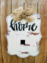 Load image into Gallery viewer, Attachment door hanger, fancy door hanger, door hanger, farmhouse decor, door hanger for mom, home door hanger, Mother’s Day
