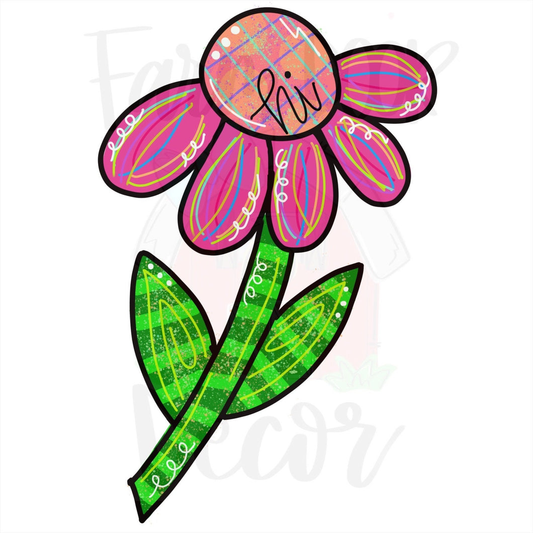 TEMPLATE- flower, Instant Download, spring, summer, door hanger, door hanger template