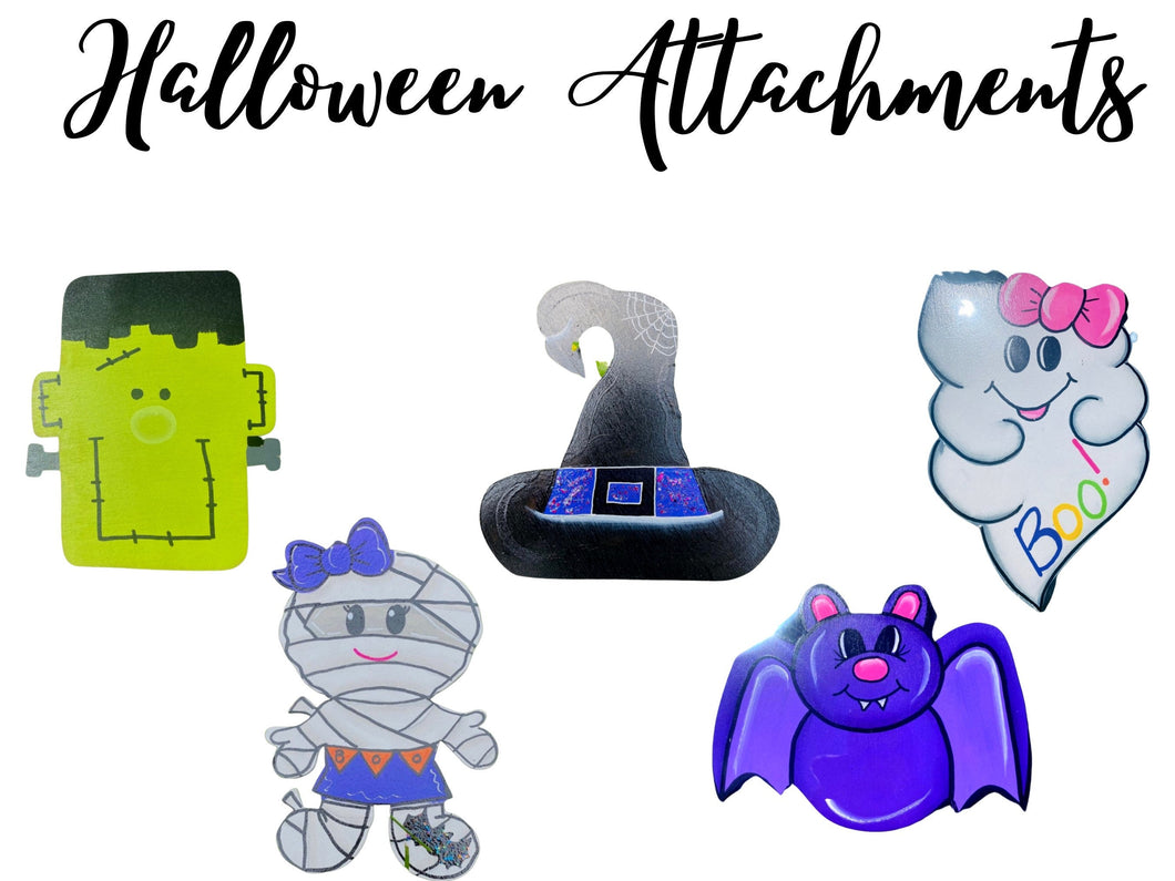 Attachments for door hanger, attachments, porch sign attachments, door hanger attachments, Halloween, fall